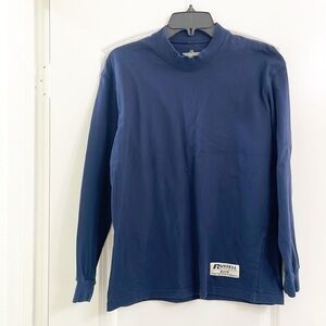 Russell Athletic boys navy blue long sleeve shirt